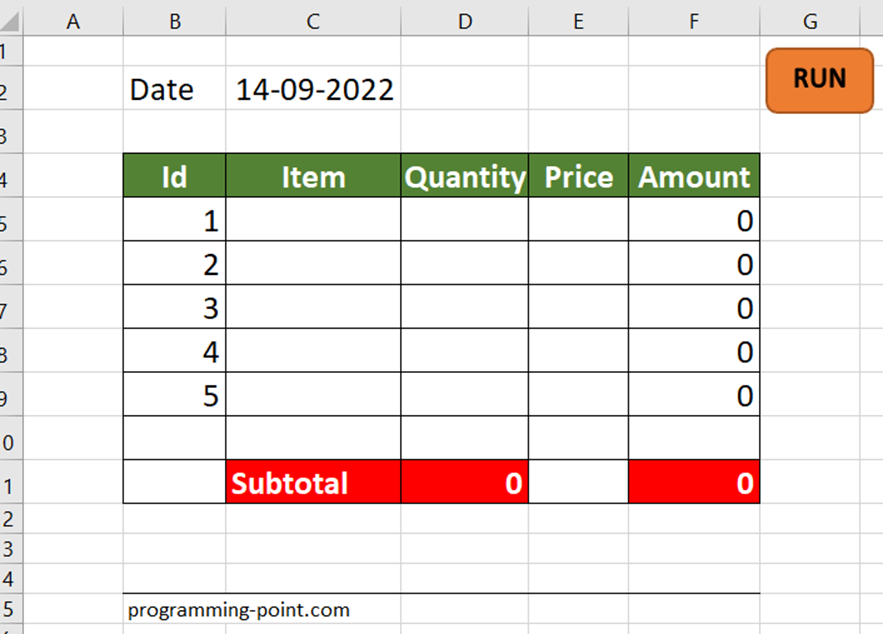 Macro Layout Appear